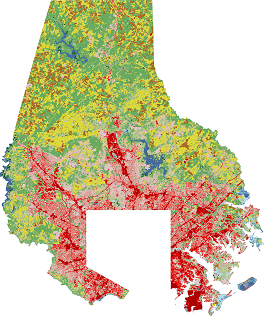 Baltimore County Land Classification Change Detection